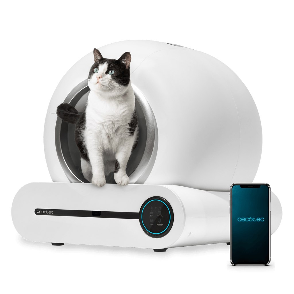 Pumba 8500 CleanKitty Smart kattenbak, witte zelfreinigende kattenbak