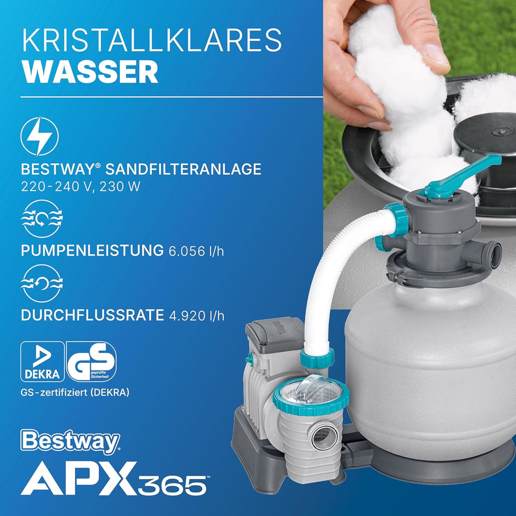 Bestway APX365 Winterfestes Frame Pool Set – Anwendung 9/9
