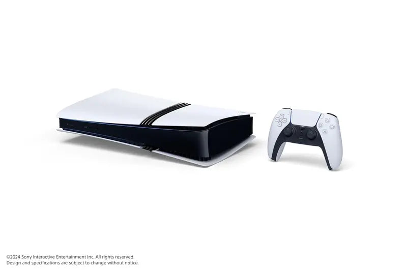 PlayStation 5 Pro console – zijaanzicht