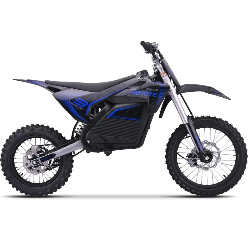 MotoTec 72V Pro crossmotor – voorwiel met noppenband 70/100-17