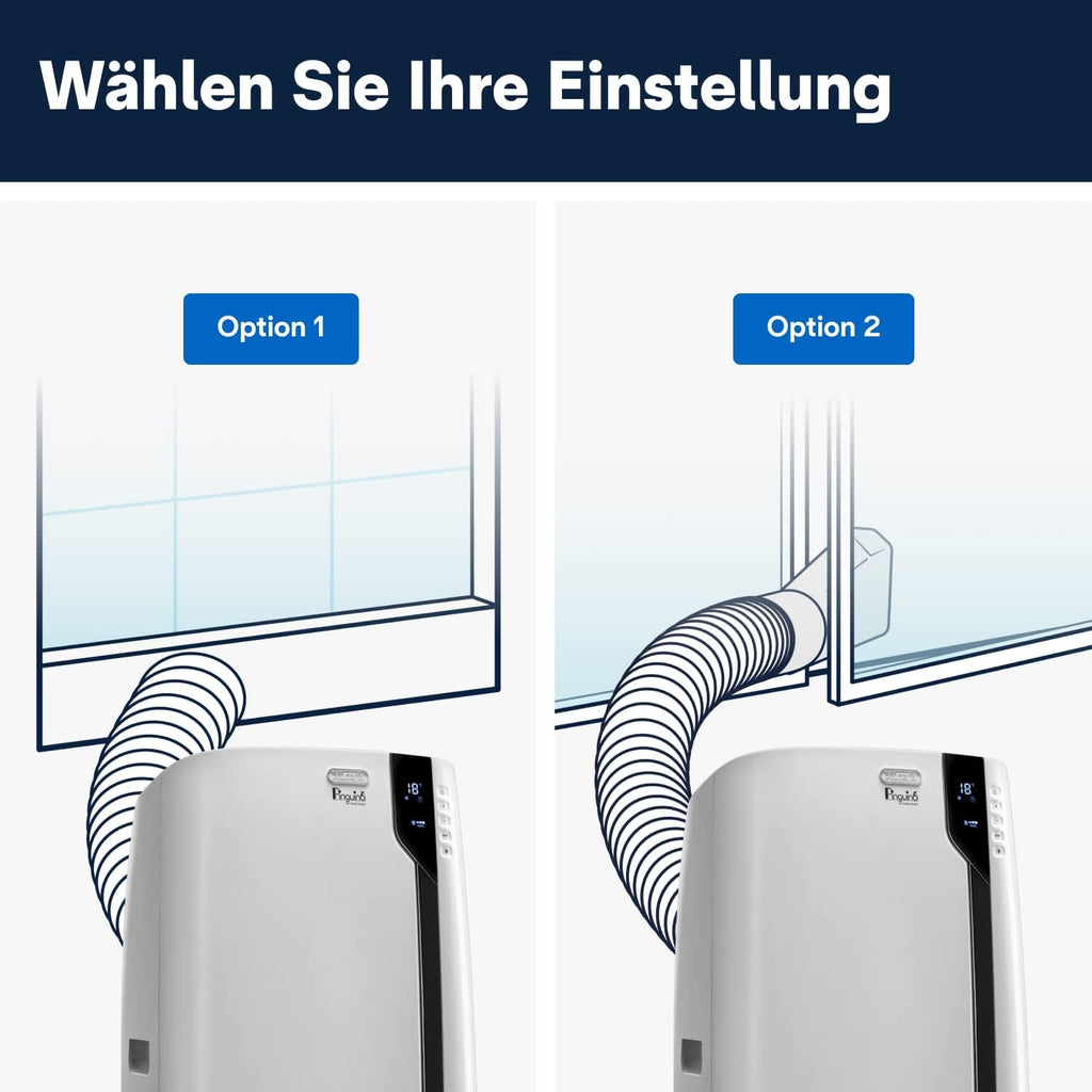 Abluftschlauch mit Fensterdüse