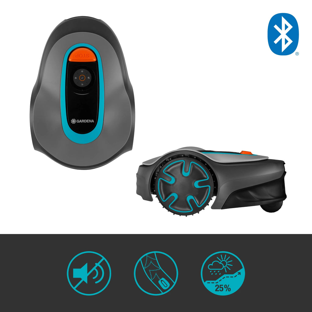 Gardena SILENO minimo robotmaaier, heuvel op en af