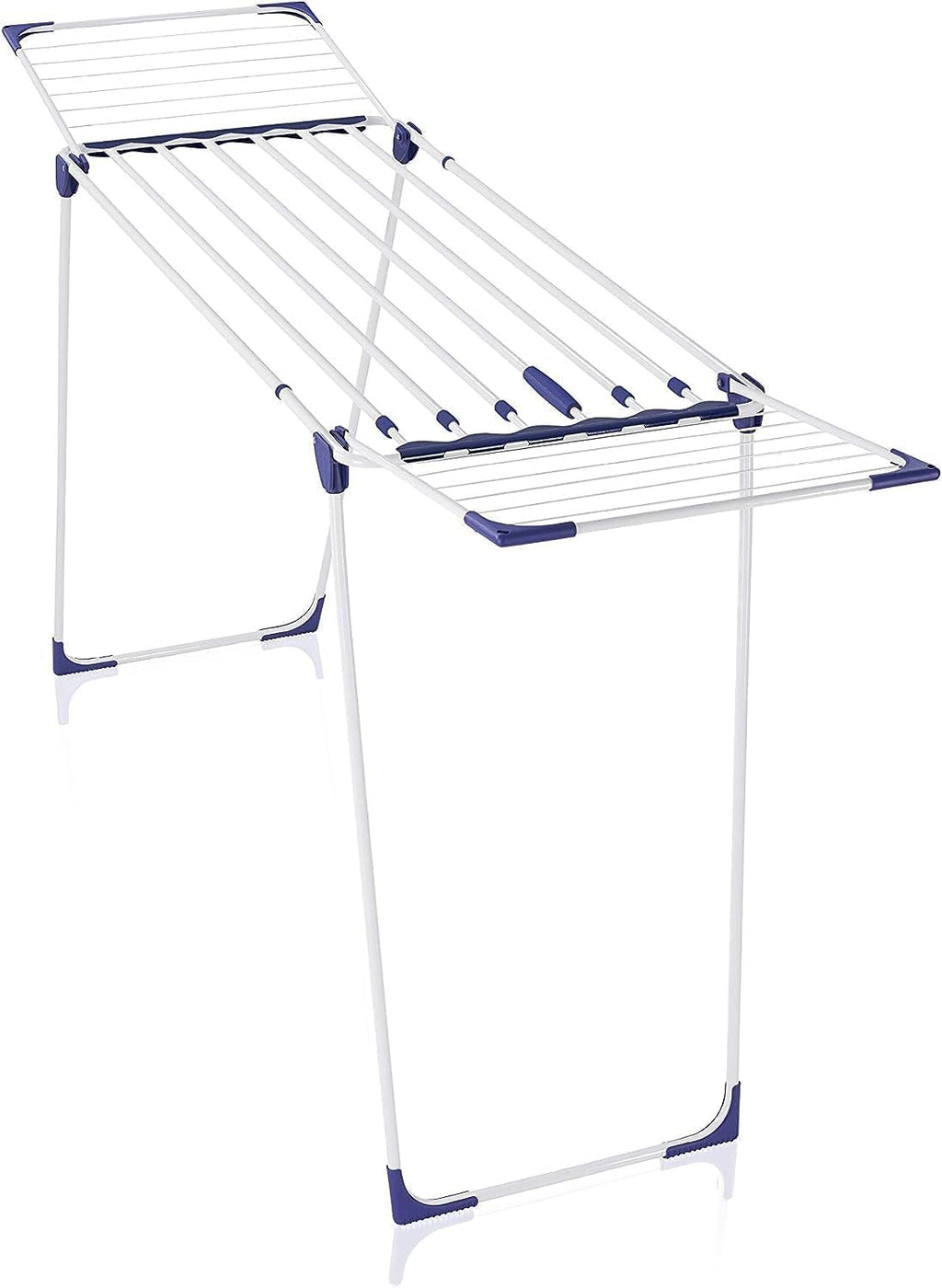 Leifheit Séchoir sur pied Classic Solid 230 Extendable, étendoir à linge pour longues pièces de linge, sèche linge avec longueur d'étendage de 23 m