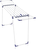 Leifheit Séchoir sur pied Classic Solid 230 Extendable, étendoir à linge pour longues pièces de linge, sèche linge avec longueur d'étendage de 23 m