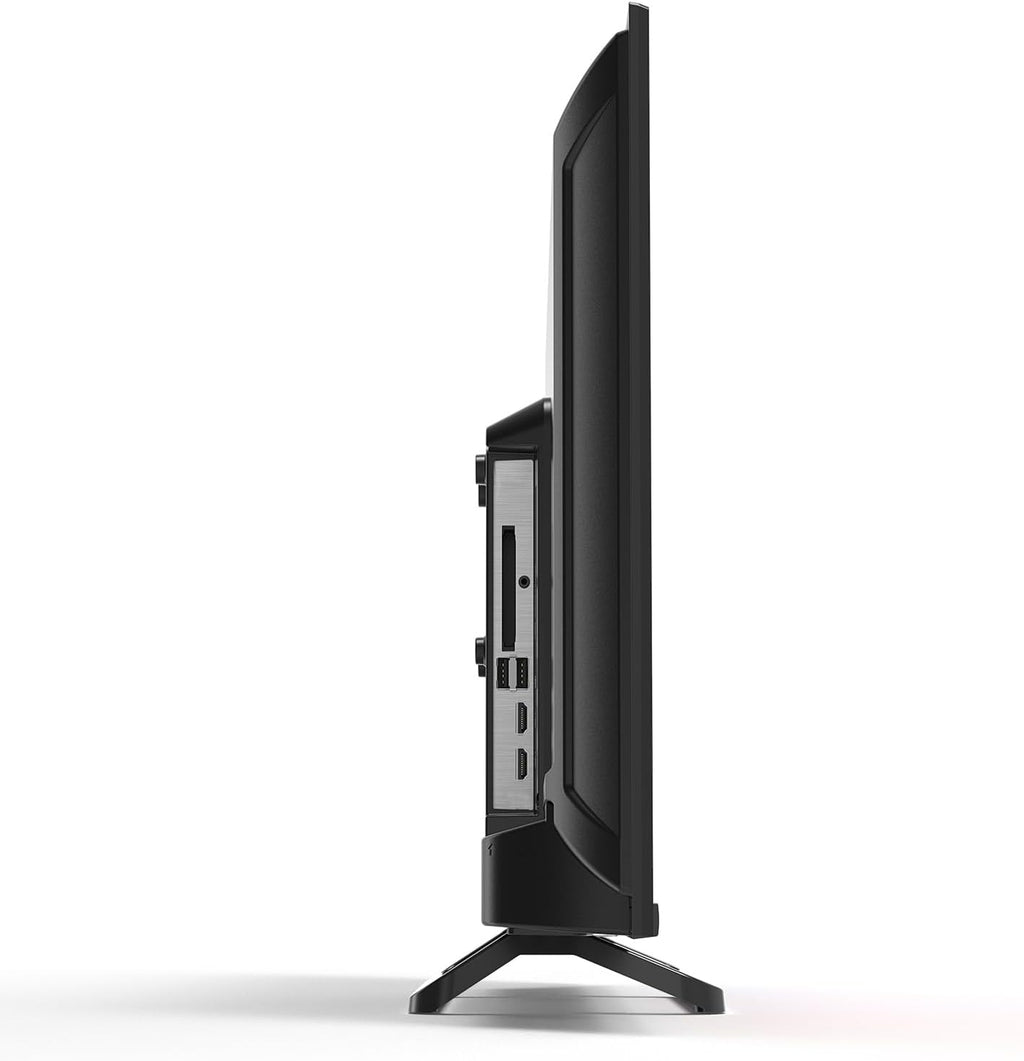 TuTu Téléviseurs 32 Pouces (80 cm) LED Central Pied TV HD Ready Triple Tuner (DVB-C / T2 / S2)  HDMI x2  CI+  Lecteur multimédia USB 2.0  Mode h?tel  Dolby Audio  2024