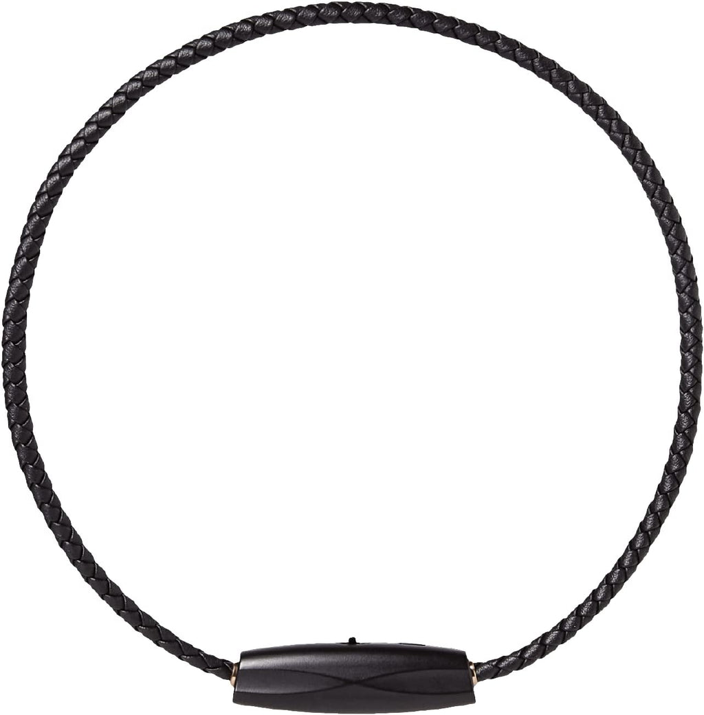Airvida M1 Purificateur d'air ionique portable (Noir) | Collier en titane (50cm) | Rechargeable par USB | Pour le quotidien et en voyage