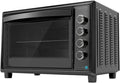 Cecotec Four Convection de Table de 60 Litres Bake&Toast 6090 Black Gyro, 2200 W, Lumière Intérieure, 12 Fonctions, Température Jusqu’à 230o, Porte à Double Verre, Inclut Tournebroche