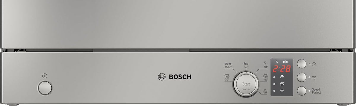 Bosch SKS2ITI00E, Série 2, Lave-vaisselle compact 55cm, Pose-libre, Argent