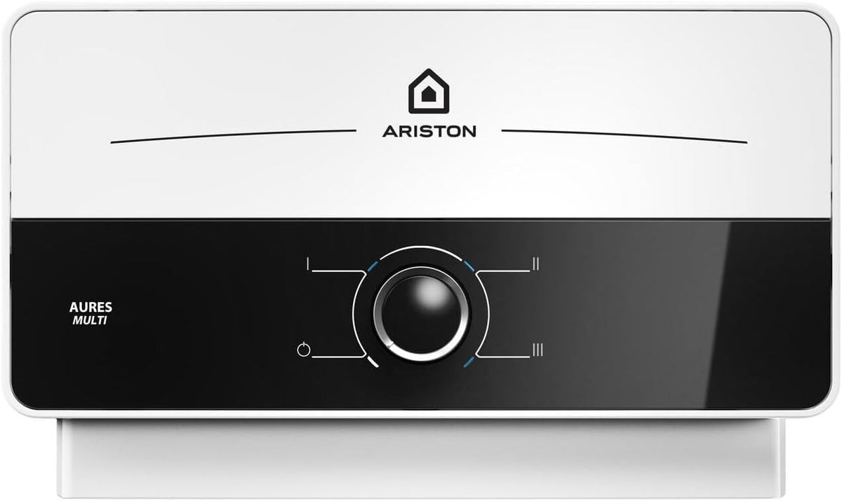 Ariston Aures Multi 5kW FR – Chauffe-Eau Instantané électrique Haute Pression – 32A – Multipoints de Puisage pour Confort Immédiat – Con?u pour une installation en France