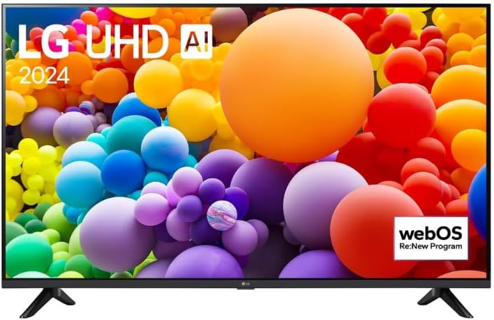 LG TV LED 2024 | 43UT73 | 43 Pouces | UHD | Processeur α5 gen 7 AI 4K  Noir