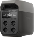 Station électrique portable EF EcoFlow DELTA 3, 1024 Wh de capacité, cellules LFP, 70% de charge en 30 min, extensible jusqu'à 5 kWh, générateur solaire pour camping, RV, l'alimentation de secours
