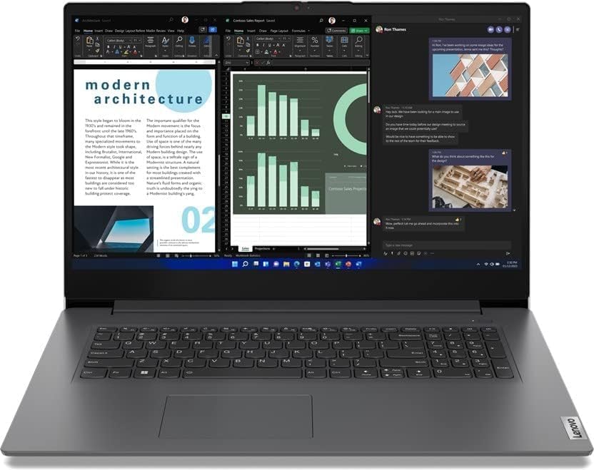 Lenovo (17 3 Zoll IPS FHD Ordinateur Portable Intel Core U300 13th Gen  5 c?urs  4.40 GHz  16 Go DDR4  512Go SSD  Intel UHD  HDMI  Cam  BT  WLAN  Windows 11  Clavier AZERTY [fran?ais] - #8151
