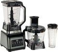 Ninja BN800EU 3-in-1 keukenmachine met kan, kom en bekers, zwart-zilver