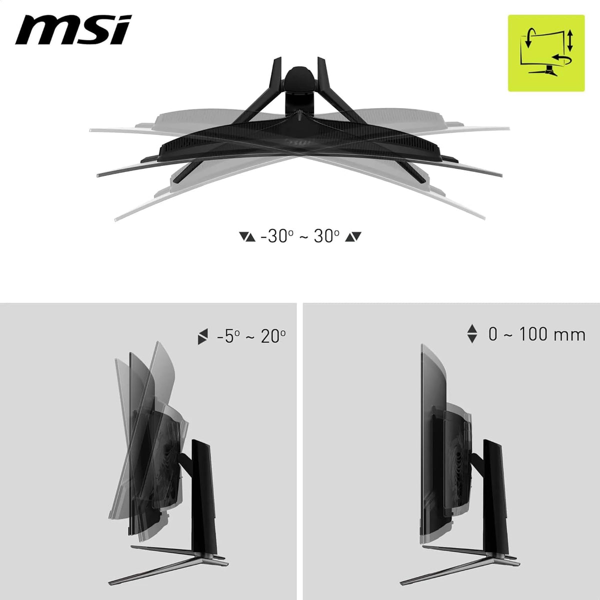 MSI MAG 321CUP QD-OLED gamend beeld op het gebogen scherm