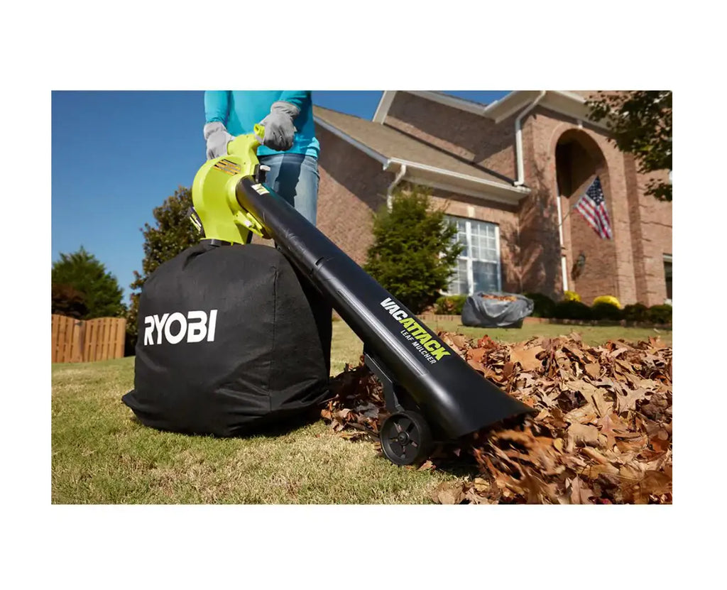 RYOBI 40V Vac Attack bladzuiger – schuin aanzicht