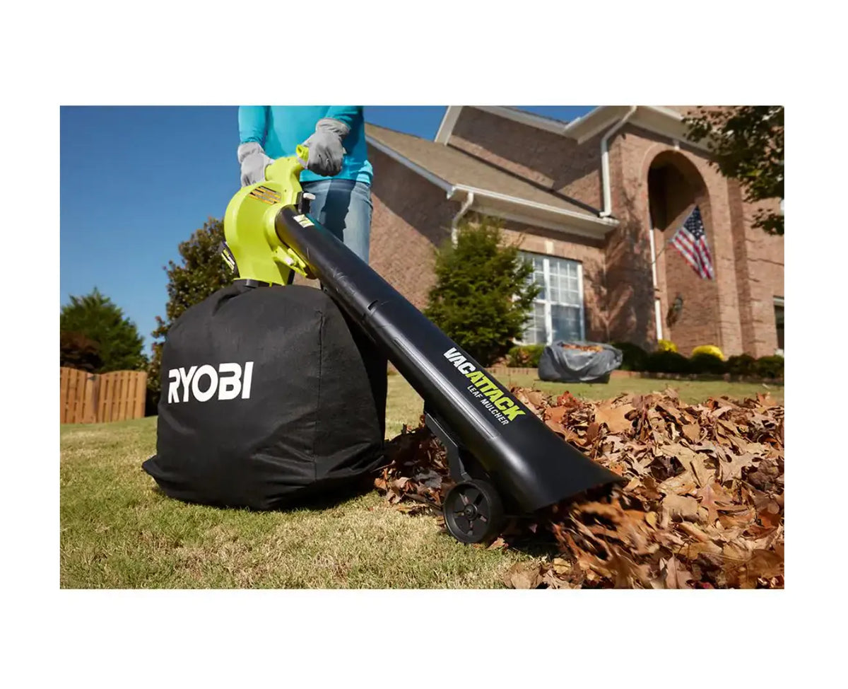 RYOBI 40V Vac Attack bladzuiger – schuin aanzicht