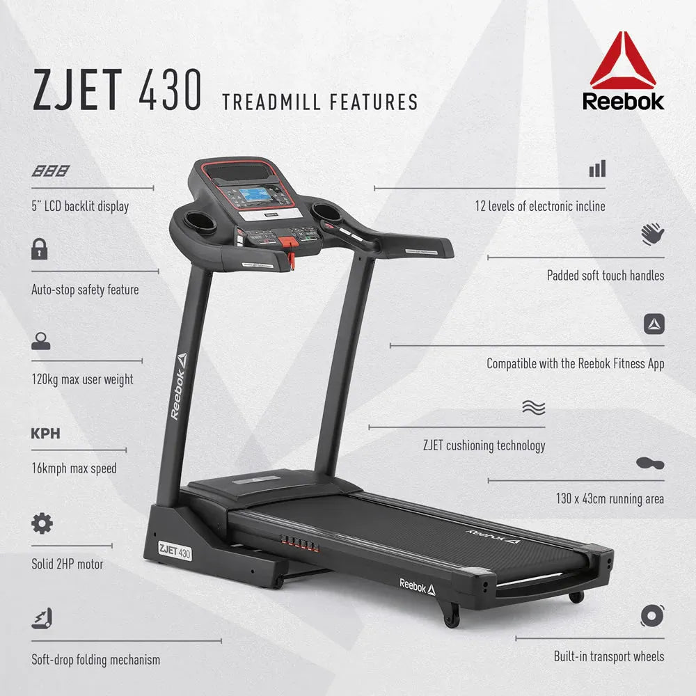 Reebok ZJET 430 loopband – 2 PS motor behuizing