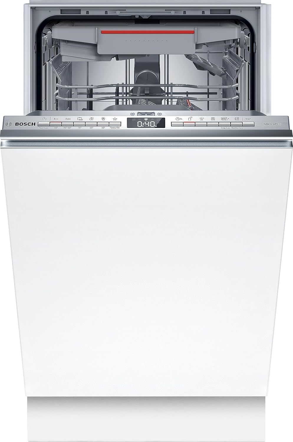 Bosch SPV2IKX10E Serie 2 vollintegrierter Geschirrspüler, 45 cm, AquaStop, Weiß