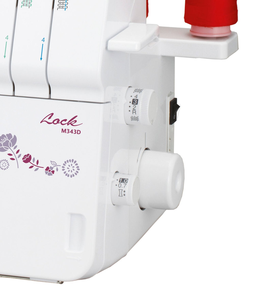Brother M343D LED-werklamp en naaldgebied