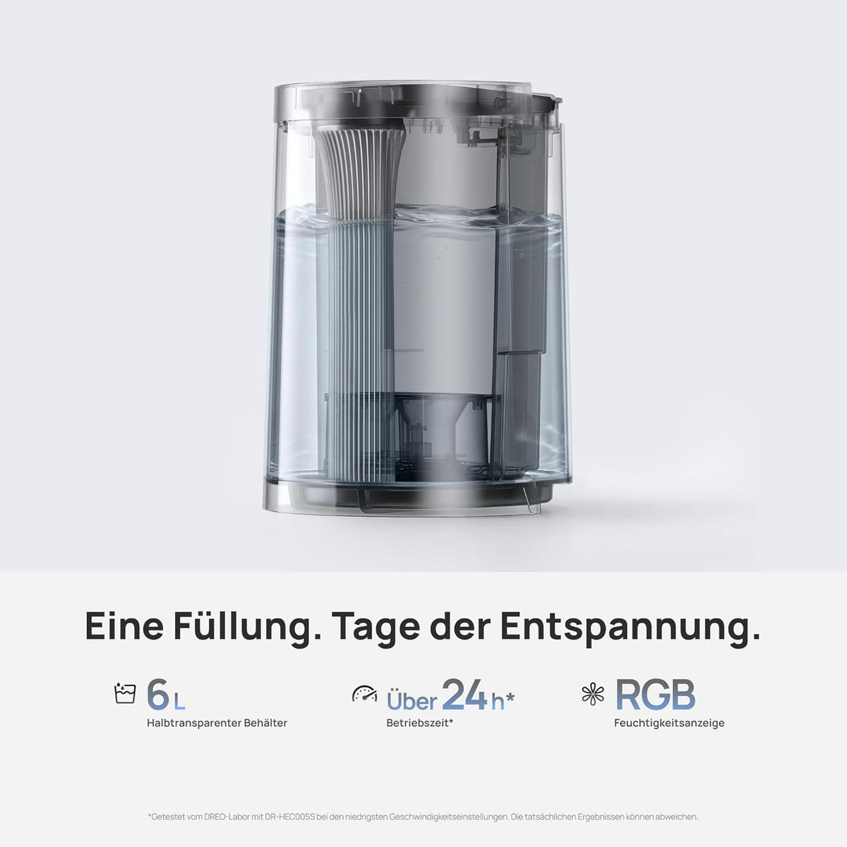 Produktbild: DREO TurboCool Nebelventilator 765S – Einsatz im Wohnraum