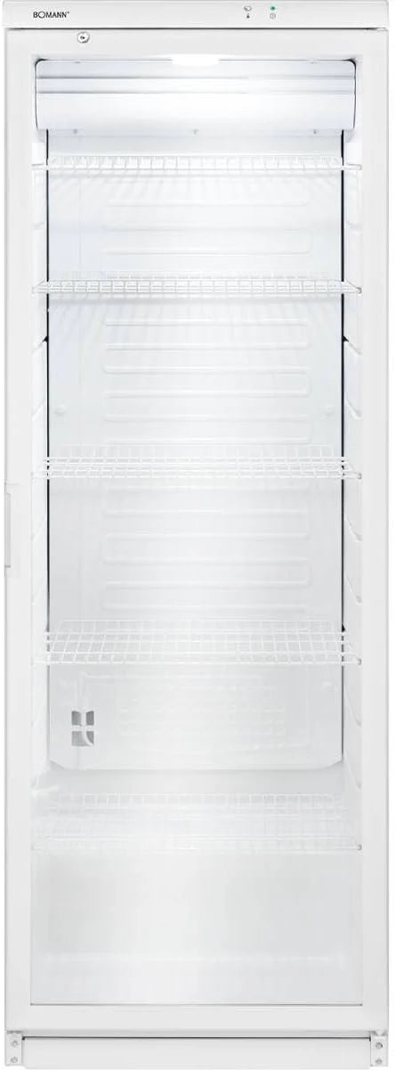 Bomann Getränkekühlschrank KSG 7351, 347 L, Glastür, abschließbar, 6 Ablagen, schwarz