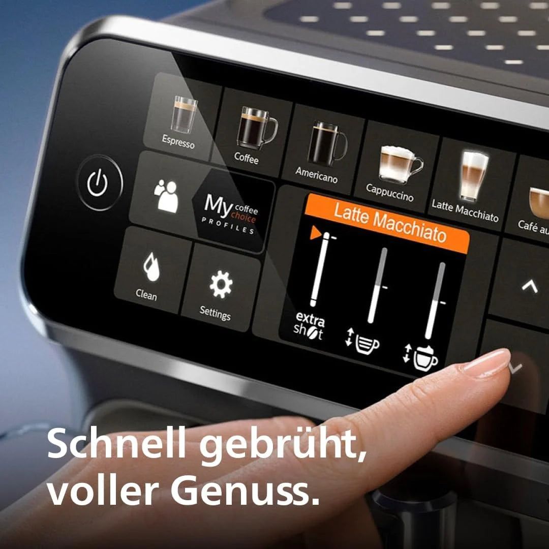 Produktbild: Philips Serie 5400 Kaffeevollautomat - Genießen Sie 12 Geträ – Rückansicht
