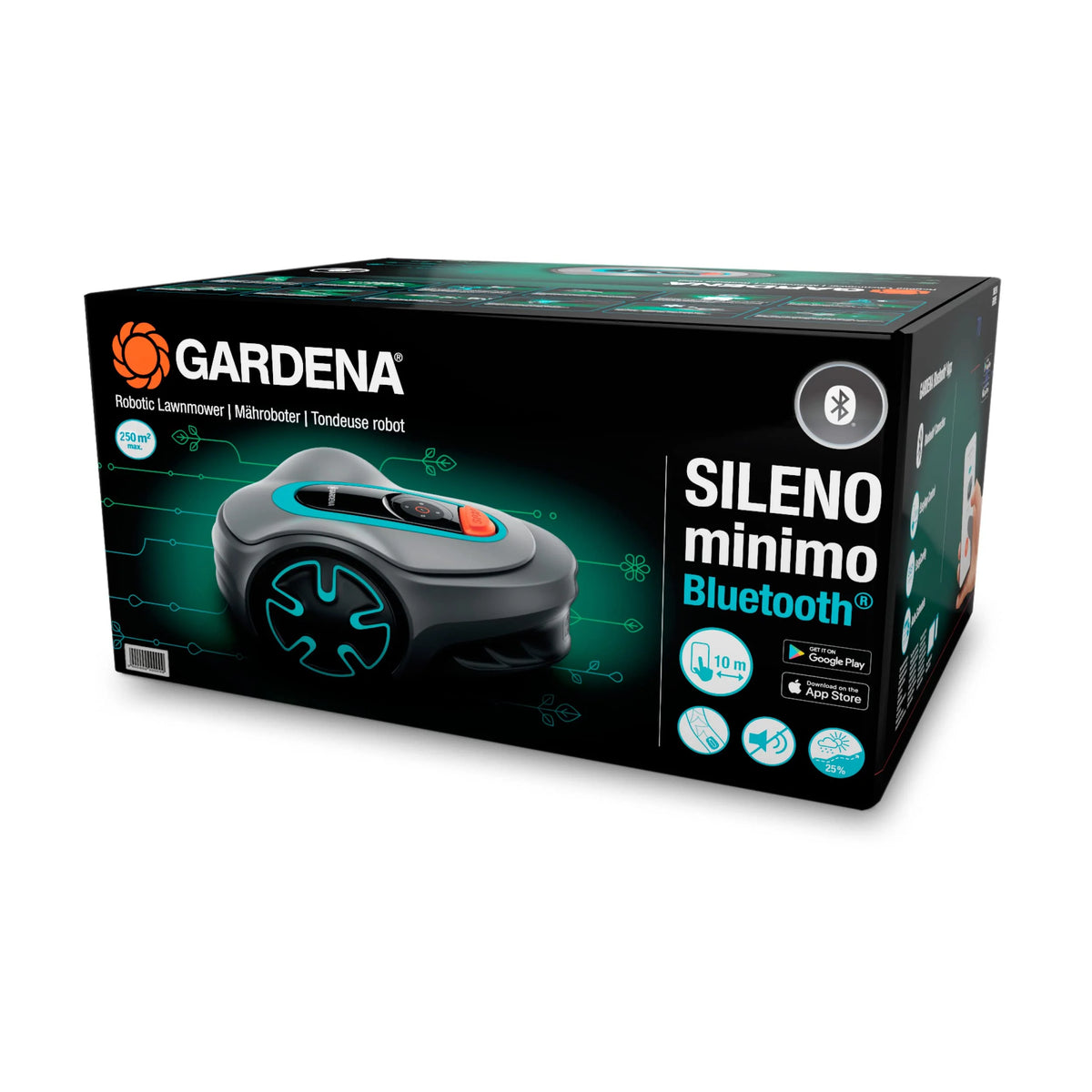 Gardena SILENO minimo robotmaaier, zwenkbaar loopwerk