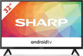 Sharp 32FG6EA - Android TV (11) Smart 32" HD - 32 Pouces - Google Assistant, Chromecast, Bluetooth, 2xHDMI, 2xUSB, Dolby Audio, Active Motion 400