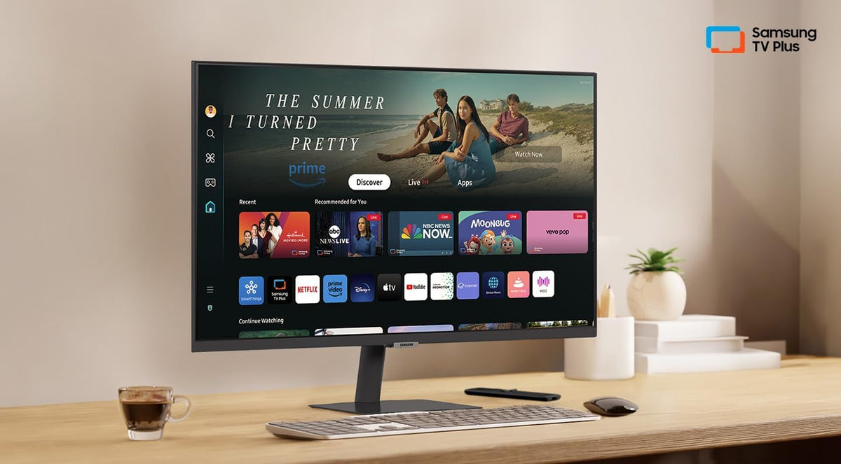 Achterzijde met de HDMI- en USB-poorten op een rijtje