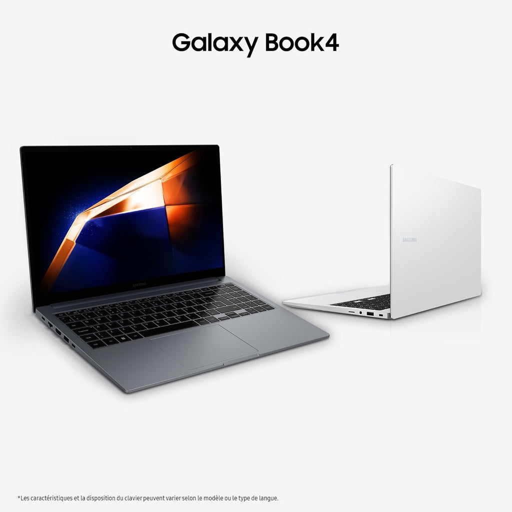 Galaxy Book4  Ordinateur Portable 15.6''  Intel Core i5  8Go RAM  256Go SSD  Clavier AZERTY FR  Gris  Windows 11 Home