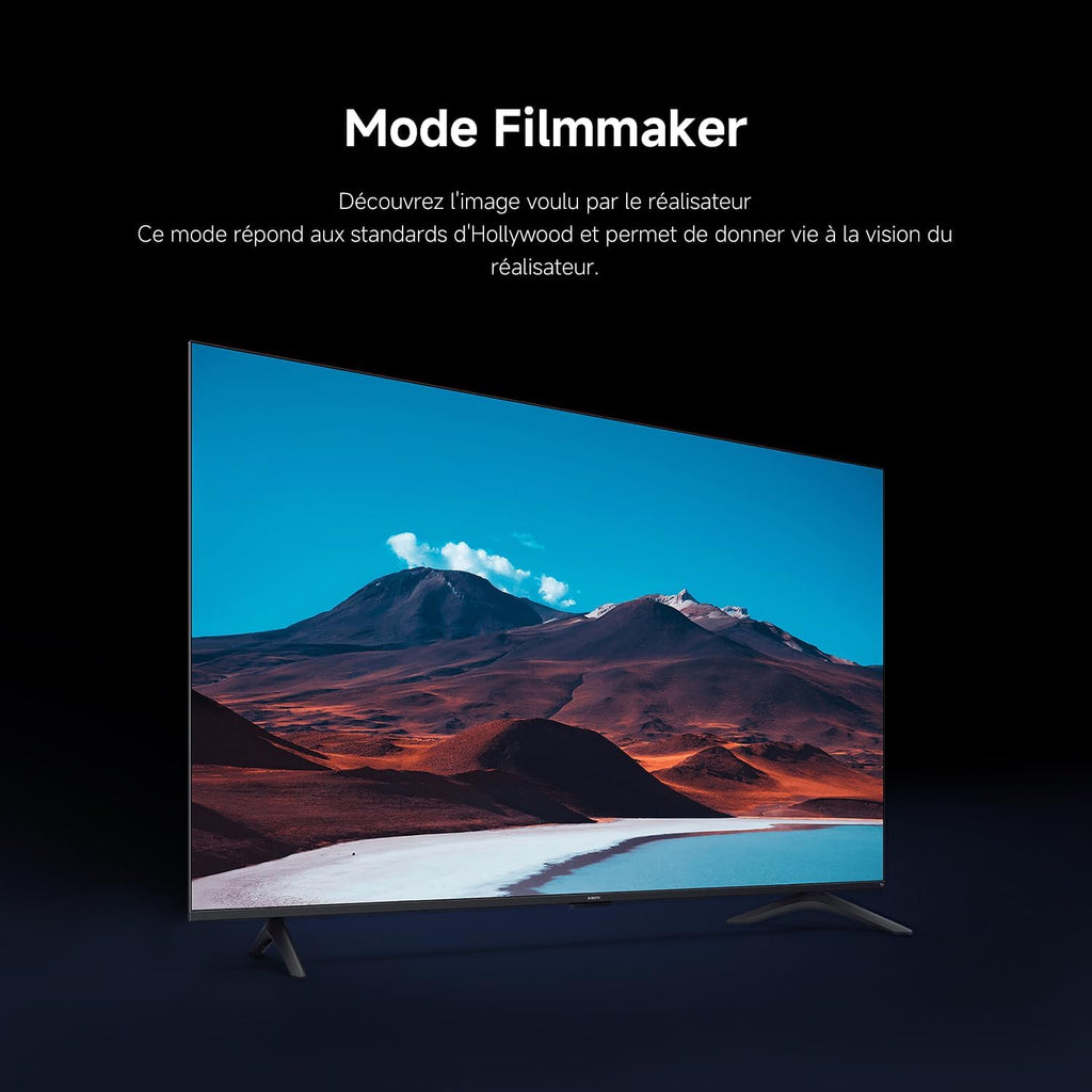 Xiaomi TV F 50  127 cm (50 Pouces)  4K UHD  Smart TV  Fire TV  Contr?le Vocal Alexa  HDR10  MEMC  Mode Game Boost 120Hz  2Go+32Go  Compatible avec AirPlay
