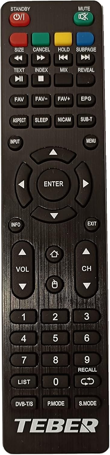 TéBER. Téléviseur Intelligent 18,5 Pouces - 12v/24v/230v - Android 11 - Full HD. Grande résolution 1920x1080. DVB-S2/C/T2/T. pour Camping-Cars, Cuisines, Chambres, Bateaux, camions (19").