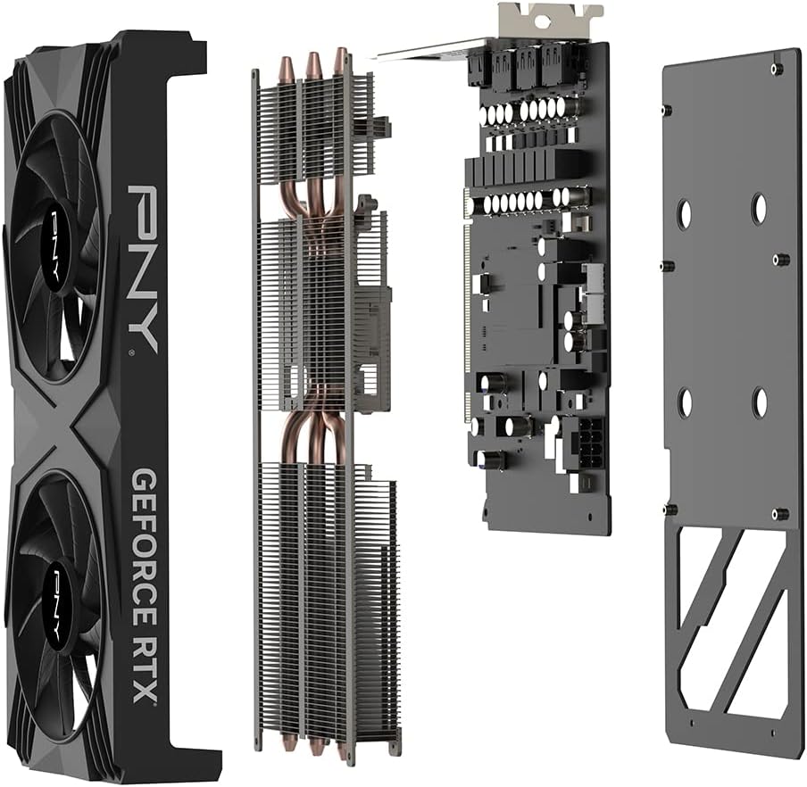 PNY GeForce RTX? 4060 Ti 16GB Verto Dual Fan Edition Carte Graphique DLSS 3