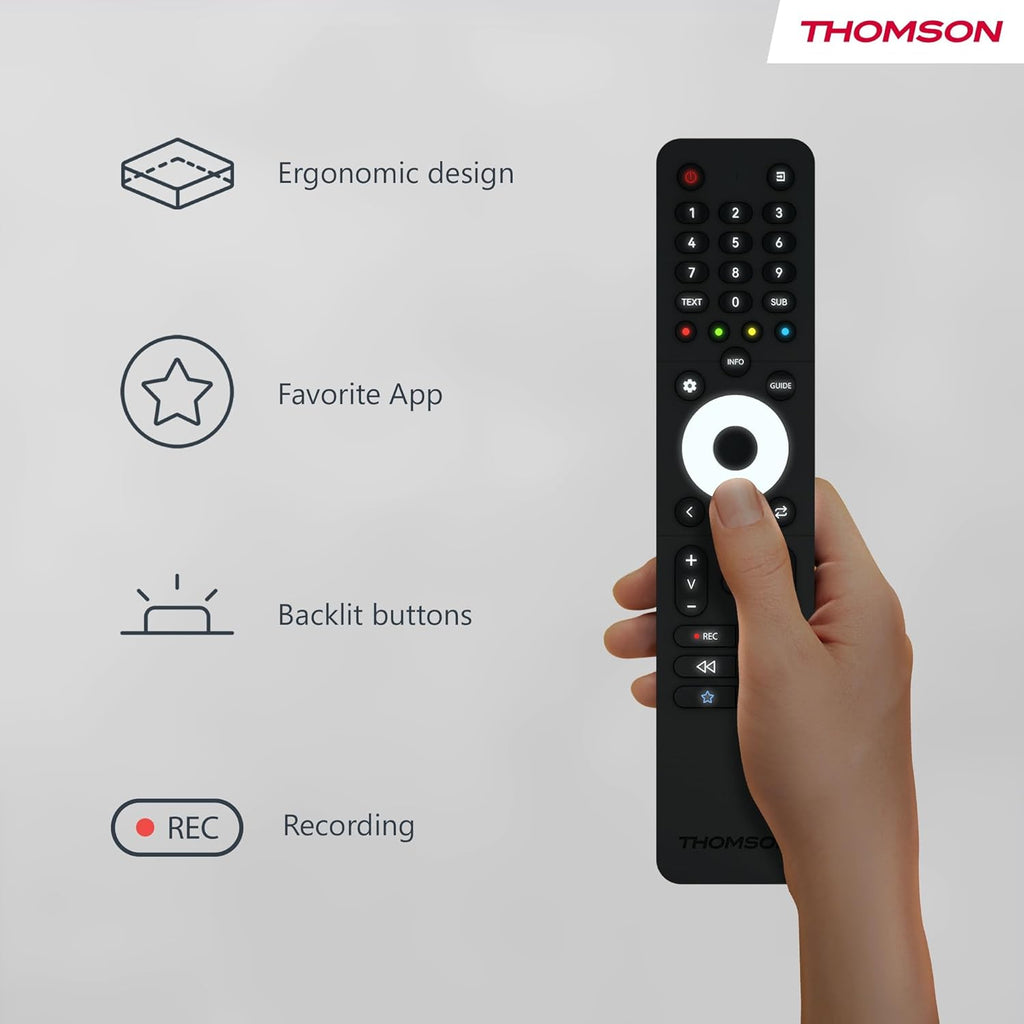 THOMSON 24 Pouces (60 cm) LED HD Easy TV - Non Smart - Hotel Mode  USB  HDMI  Triple-Tuner (Cable/Satellite/Antenne)  AV in  CI+  A+ Panneau - 24HD2S13