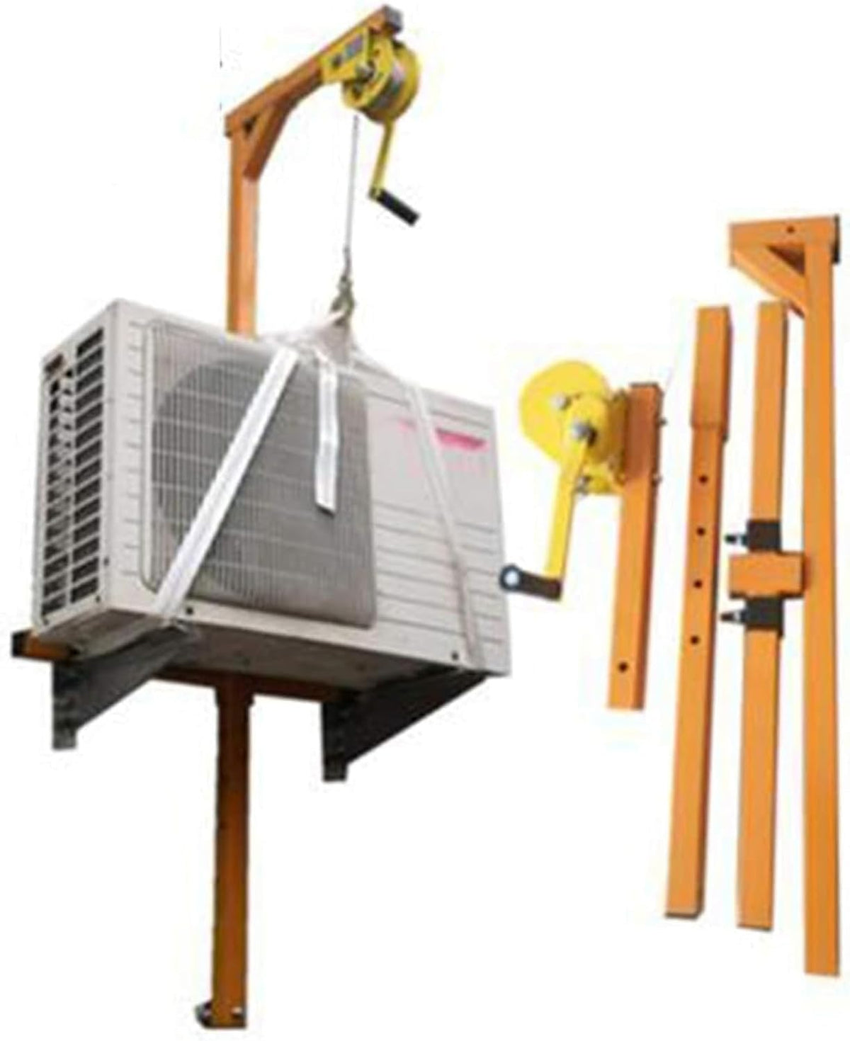 Installation De Machine Externe De Climatisation Suspension D'installation De Petite Grue Support De Levage à Manivelle Outil De Levage Climatisation à Manivelle,20M