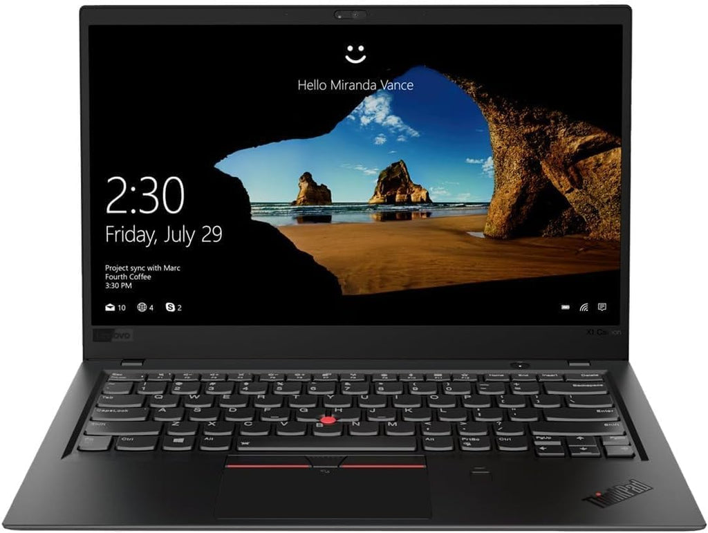 Lenovo ThinkPad X1 Carbon 5th Ordinateur portable professionnel  14" FHD  Intel Core i5-6200U  8 Go de RAM  256 Go SSD  Windows 11 Pro (renouvelé)