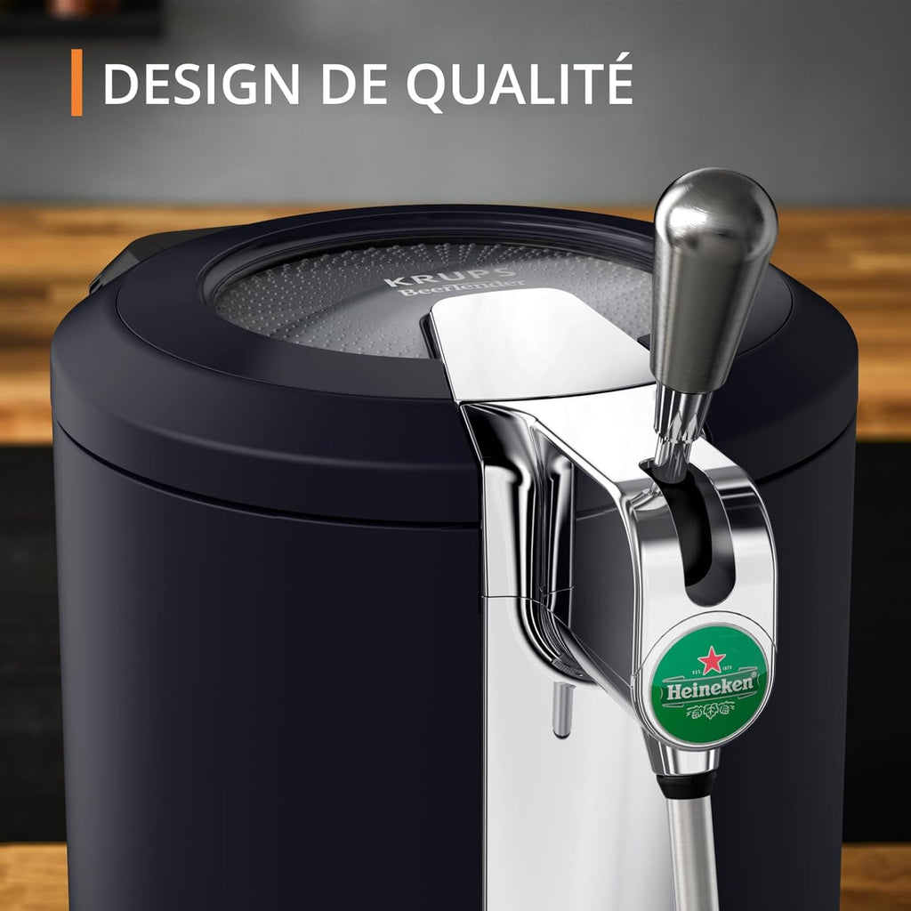 Krups Beertender Compact Ultimate  machine à bière pression  Mousse et température parfaites  F?ts 5 L  YY5603FD