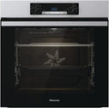 Hisense BI62216AX Four multifonction ventilé, cavité XXL 77L, nettoyage eau Clean, 13 fonctions de cuisson, fonction pizza 300 °C, cuisson AirFry, écran LED, commande tactile, préchauffage rapide