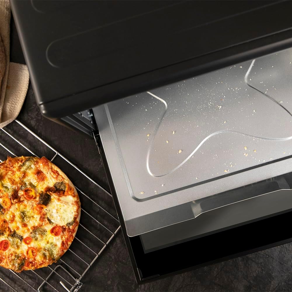 Cecotec Four Convection de Table de 60 Litres Bake&Toast 6090 Black Gyro, 2200 W, Lumière Intérieure, 12 Fonctions, Température Jusqu’à 230o, Porte à Double Verre, Inclut Tournebroche
