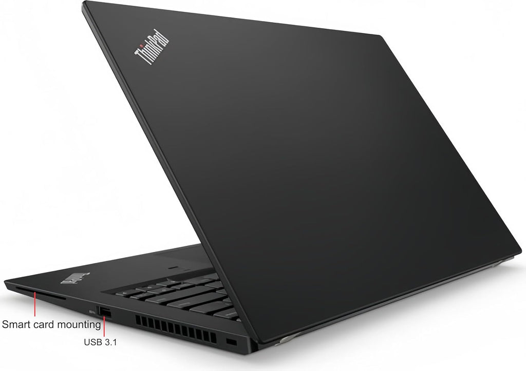 Lenovo ThinkPad T480s Ordinateur portable professionnel  14" FHD (1920 x 1080)  Intel Core i7-8650U jusqu'à 4 2 GHz  RAM DDR4 16 Go  SSD 512 Go  CAM  Bluetooth  Windows 11 Pro (renouvelé)