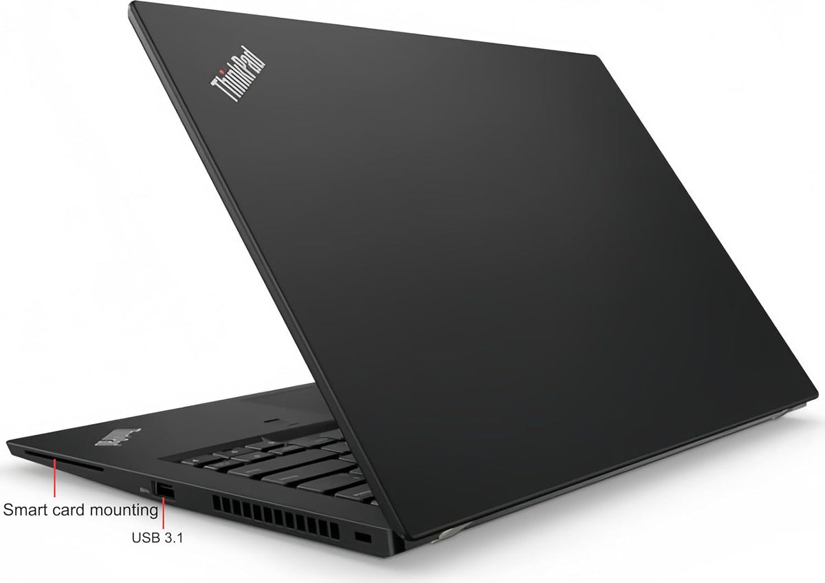 Lenovo ThinkPad T480s Ordinateur portable professionnel  14" FHD (1920 x 1080)  Intel Core i7-8650U jusqu'à 4 2 GHz  RAM DDR4 16 Go  SSD 512 Go  CAM  Bluetooth  Windows 11 Pro (renouvelé)