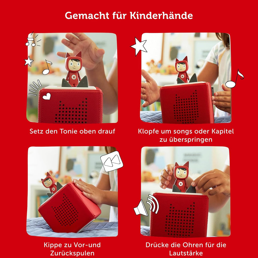 Toniebox Starterset Blau Disney – Seitenansicht