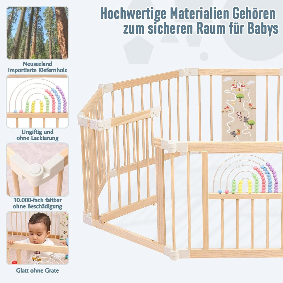 Rutschfeste Basis und Standfüße im Detail
