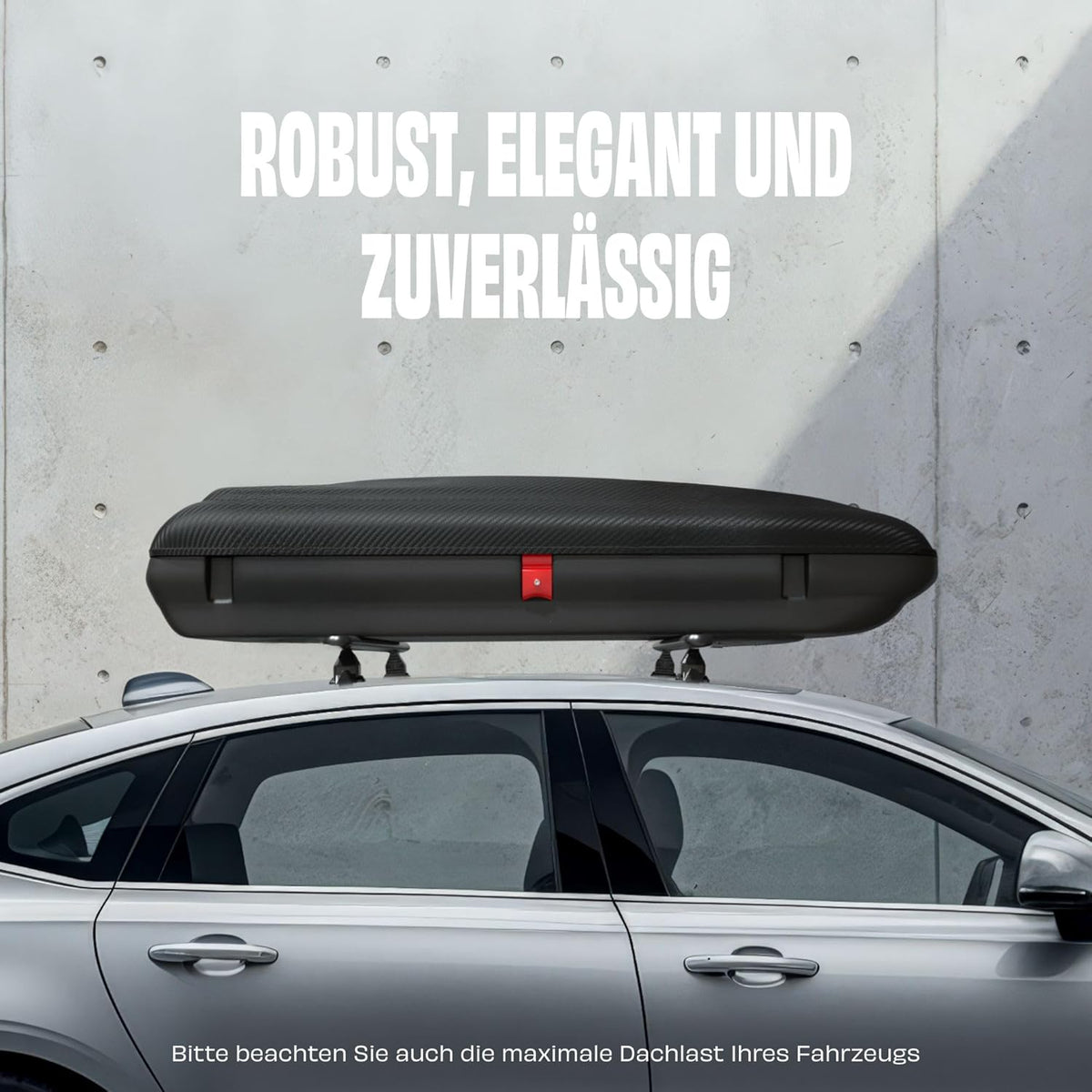 Lieferumfang und Zubehör der Dachbox