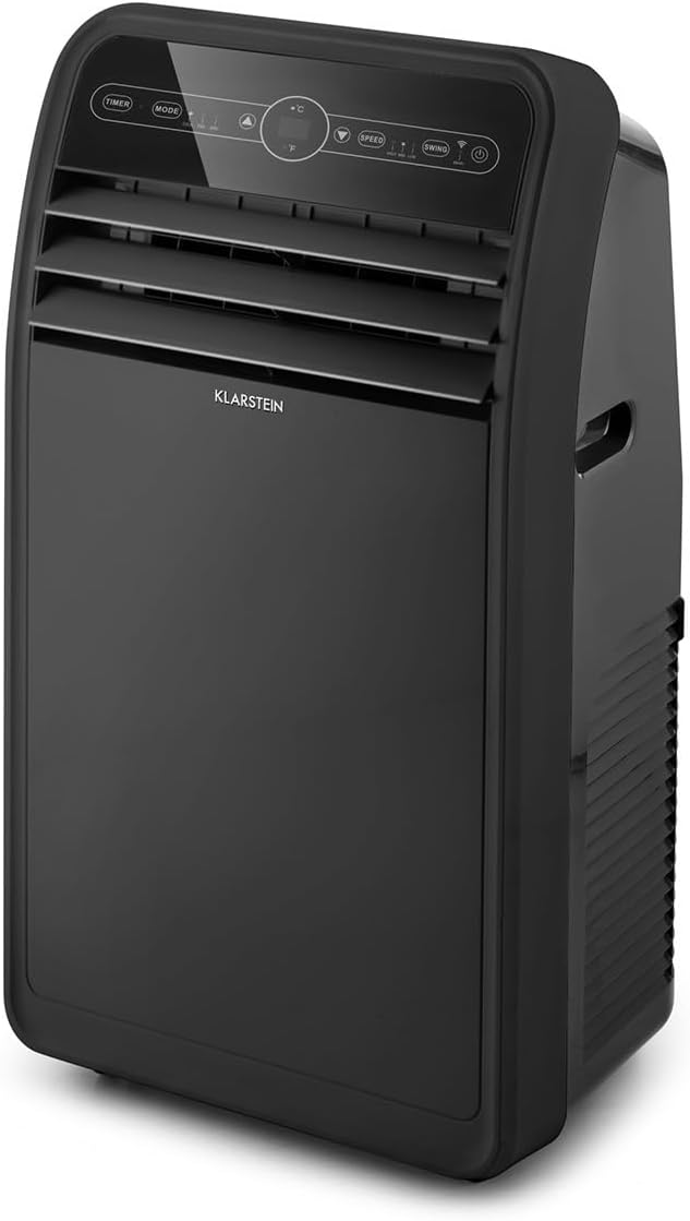 Klarstein Mobile Klimaanlage 9000 BTU 4-in-1 mit Abluftschlauch, Ventilator, Entfeuchter