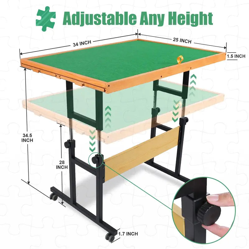 ALL4JIG puzzeltafel – doorschijnend beschermdeksel