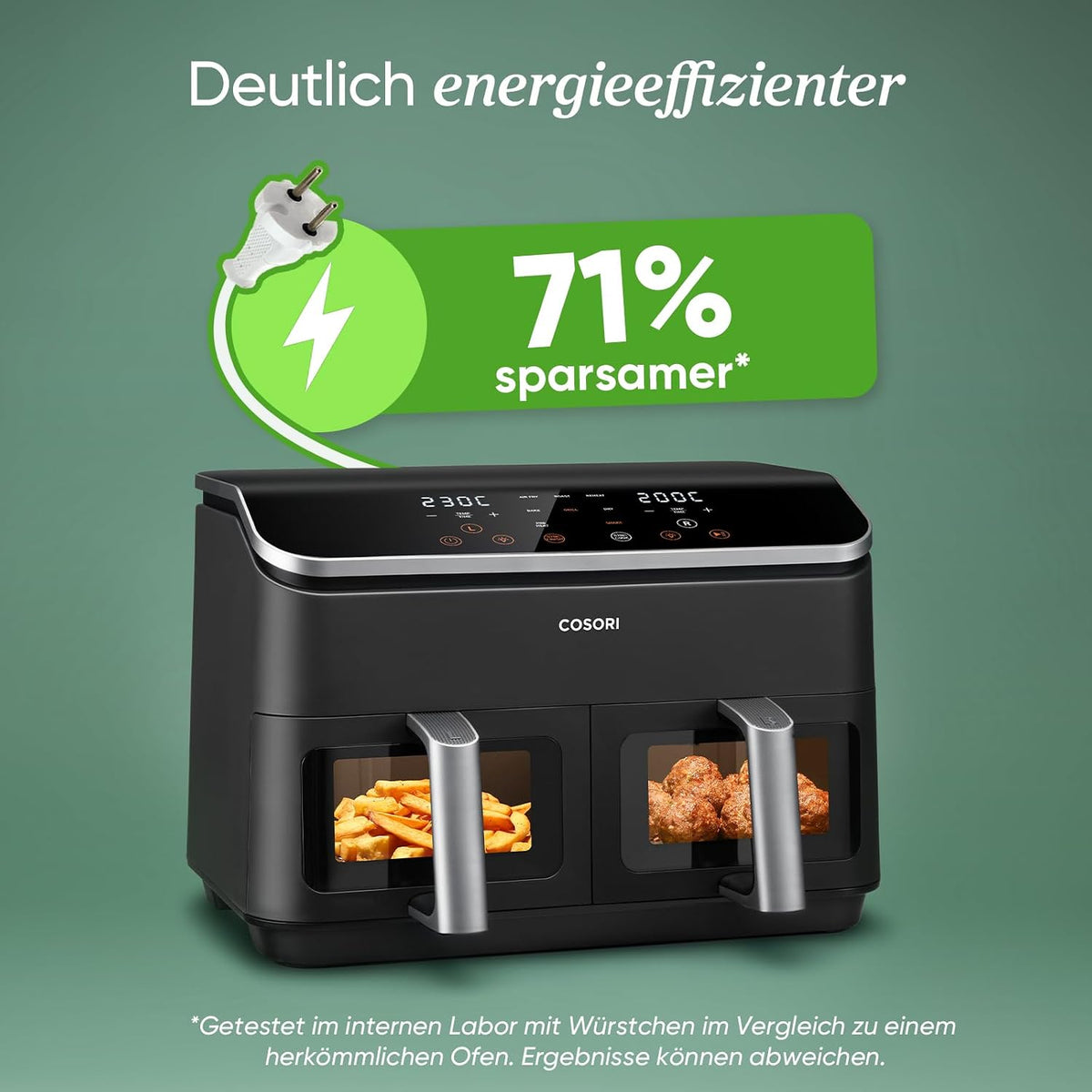 Produktbild: COSORI Airfryer – Einsatz im Wohnraum