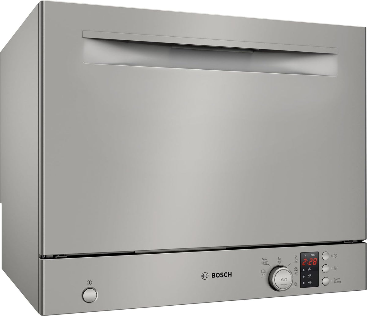 Bosch SKS2ITI00E, Série 2, Lave-vaisselle compact 55cm, Pose-libre, Argent