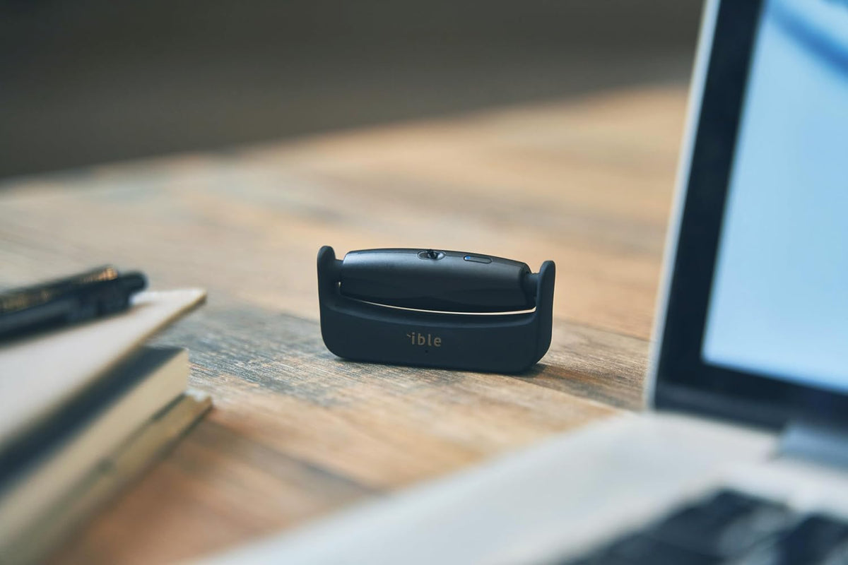 Airvida M1 Purificateur d'air ionique portable (Noir) | Collier en titane (50cm) | Rechargeable par USB | Pour le quotidien et en voyage
