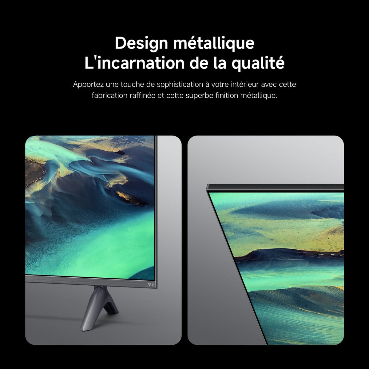 Xiaomi TV F Pro 32, 81 cm (32 Pouces), QLED, Smart TV, Fire OS7, Contr?le Vocal Alexa, Dolby Audio?, DTS Virtual:X, DTS-HD, Compatible avec Apple AirPlay